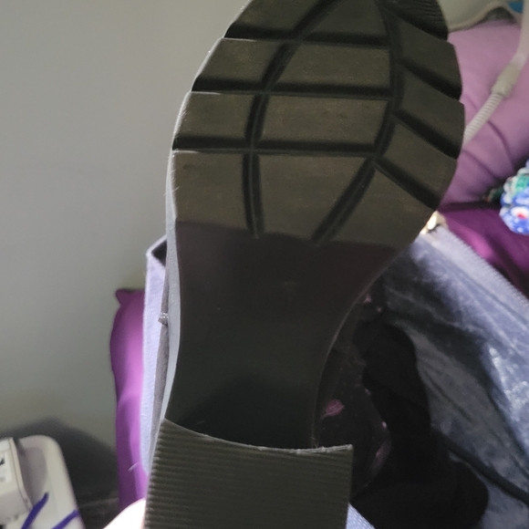 ASOS womens platform suede boots size 10 - Picture 3 of 4